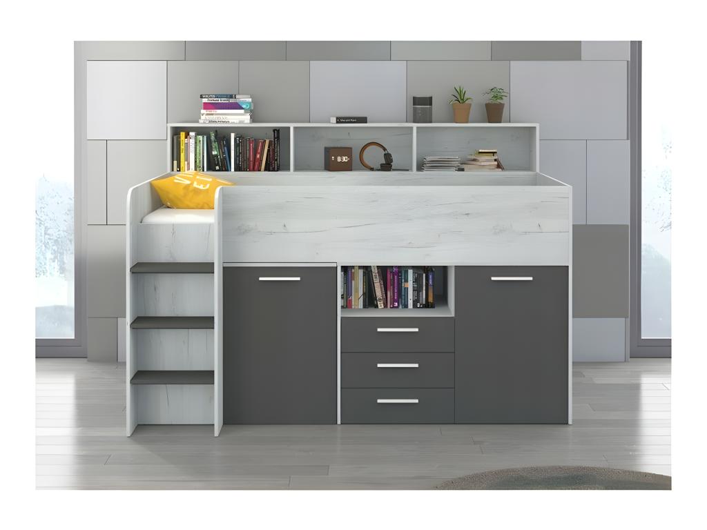 Cadre de lit, 80 x 200 cm, marron