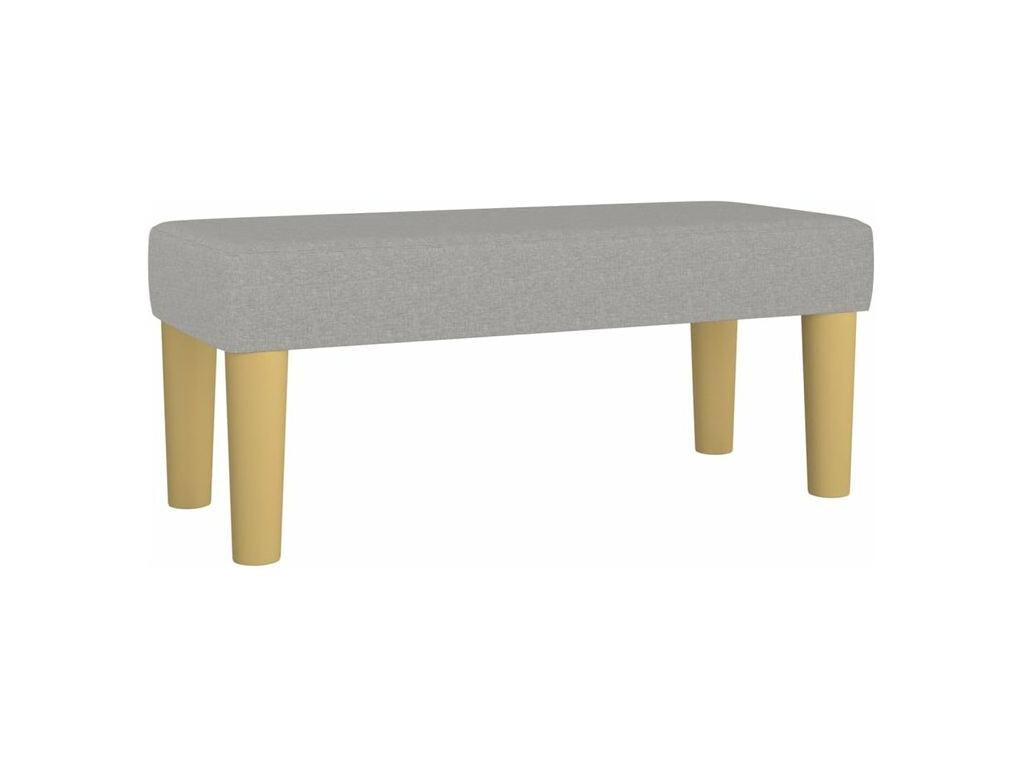 Matelas en tissu, 90 x 200 cm, gris