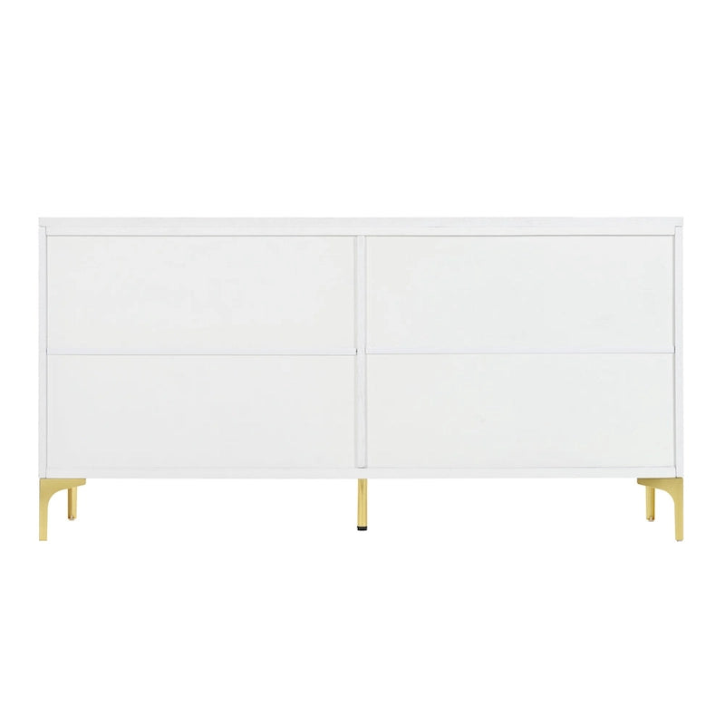 Buffet à quatre portes avec étagères réglables