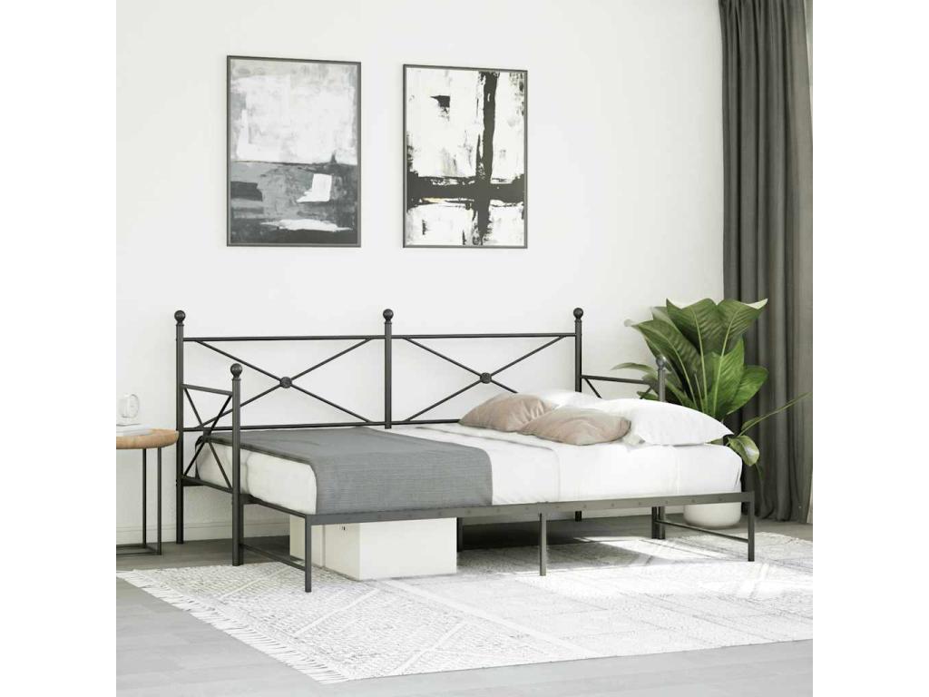 Matelas, 75 x 190 cm, Noir