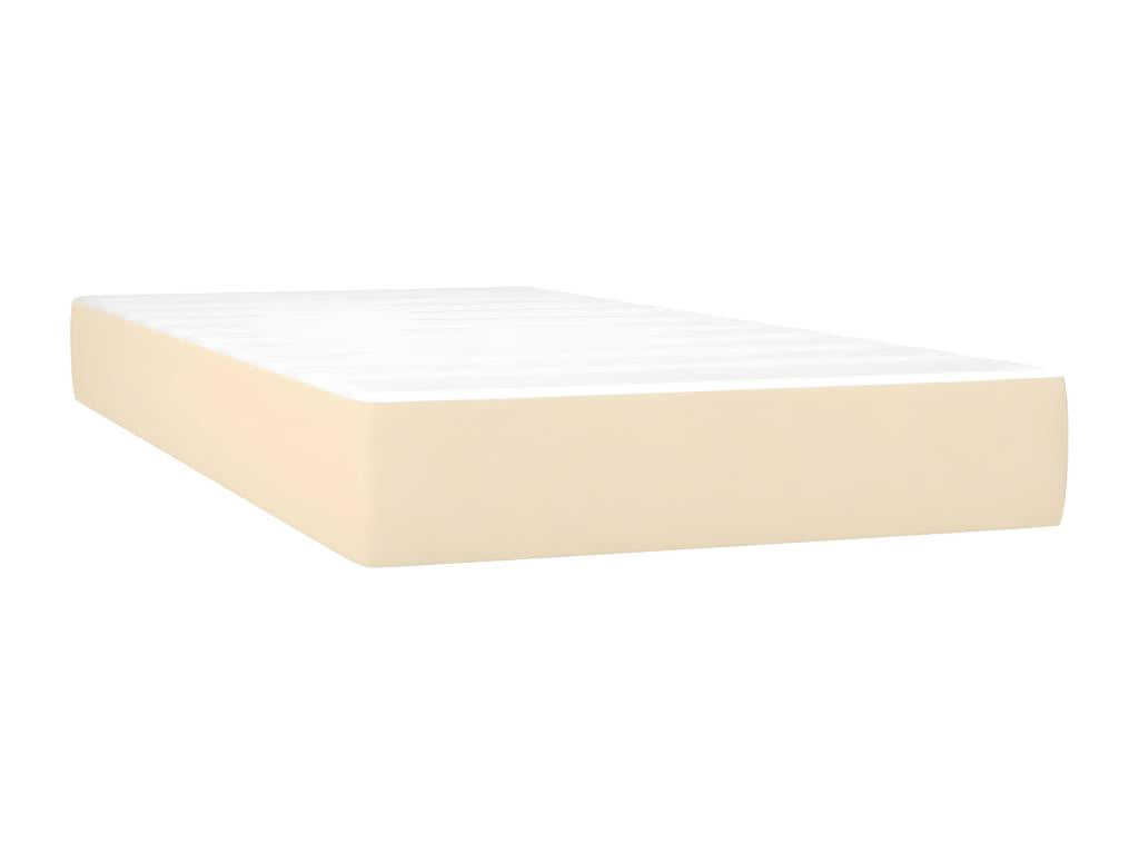 Matelas en tissu, 100 x 200 cm, beige