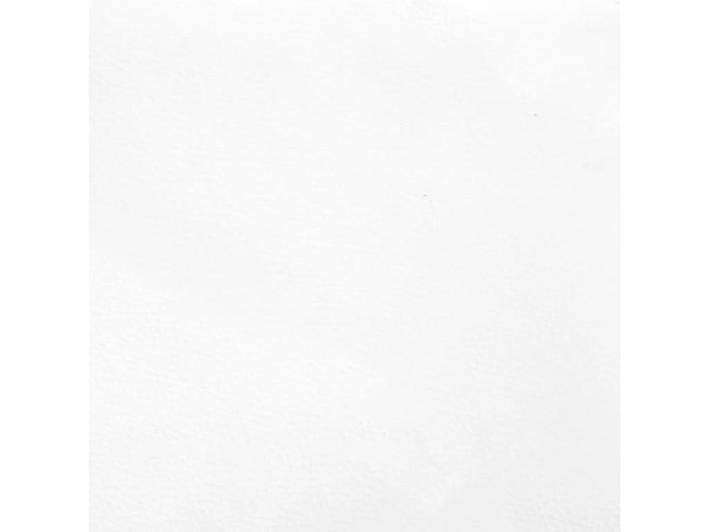 Cadre de lit en similicuir, 90 x 5 x 78 cm, blanc