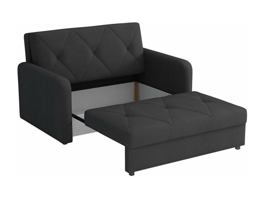 Canapé-lit convertible avec rangement, 85 x 133 x 98 cm, gris