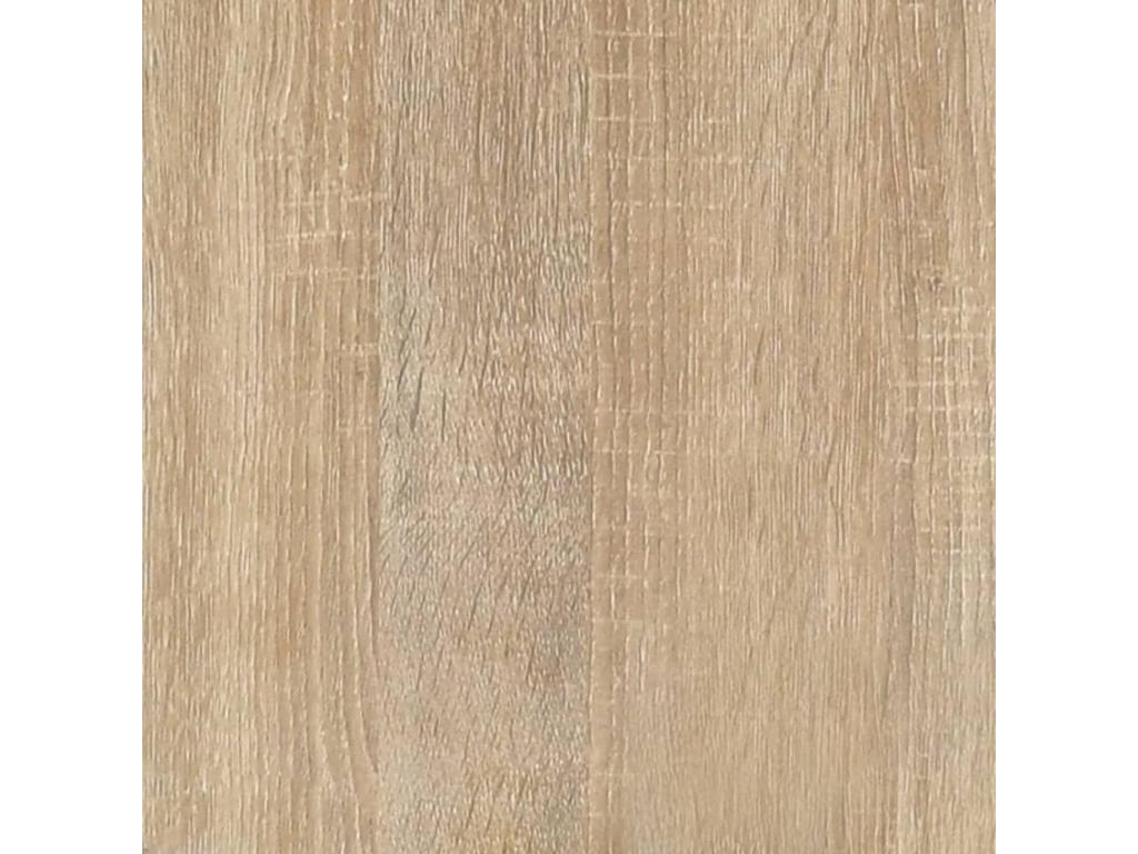 Ensemble de 2 pièces en chêne massif, 40 x 35 x 50 cm, marron