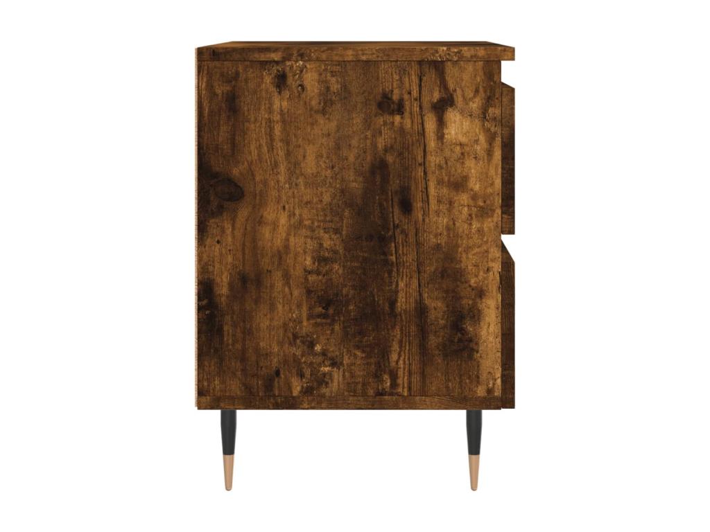 Ensemble de 2 pièces en chêne massif, 40 x 35 x 50 cm, marron