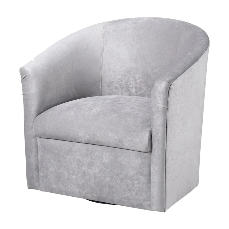 Fauteuil pivotant Ellery en microfibre moderne de Greyson Living
