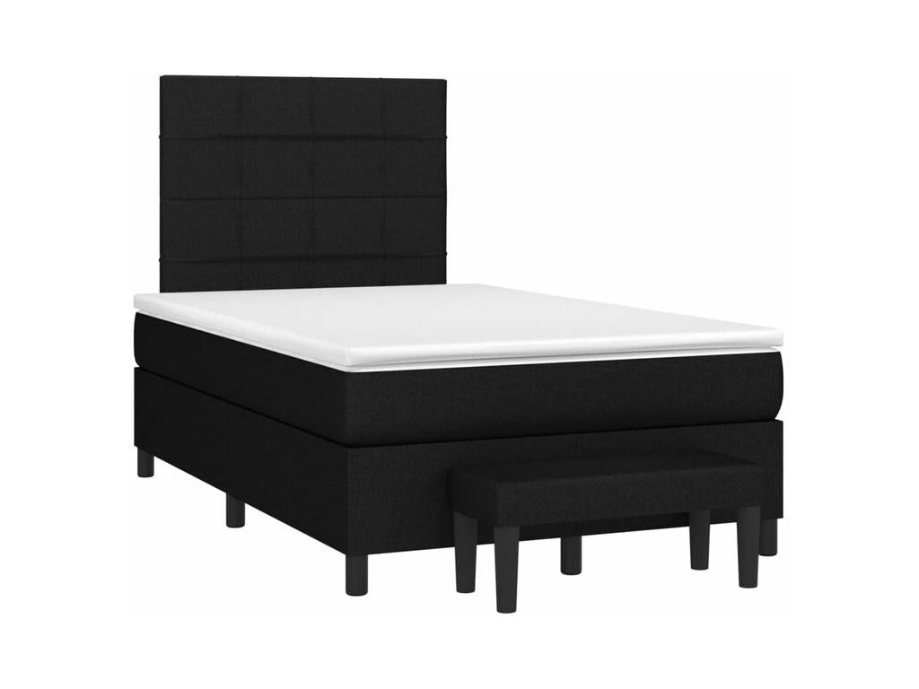 Matelas en tissu, 120 x 200 cm, noir