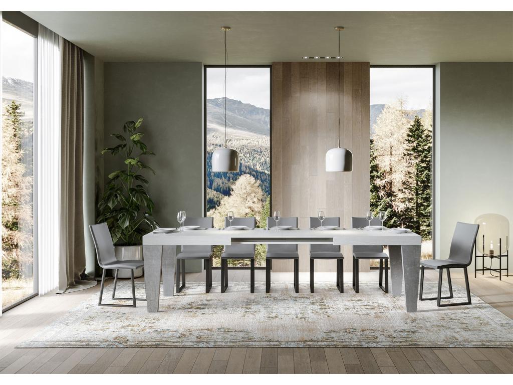 Table, 90 x 160 cm, blanche