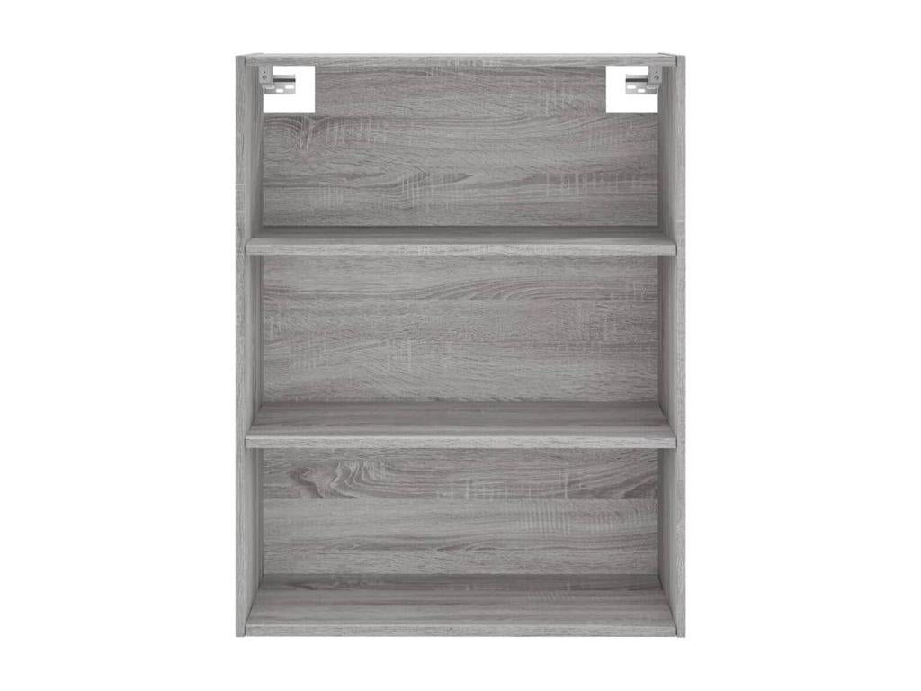 Buffet en bois d'ingénierie, 69,5 x 34 x 180 cm, gris