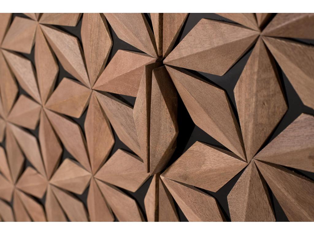 Buffet en bois de manguier, marron