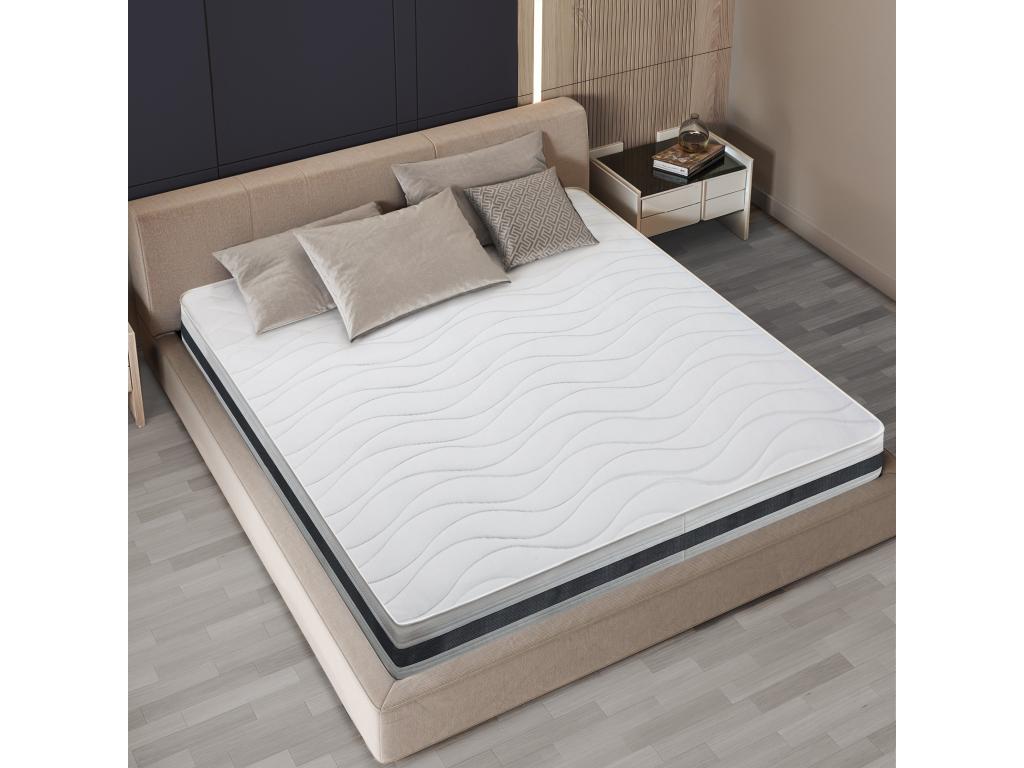 Matelas hypoallergénique, en mousse à eau, 25 cm d'épaisseur, 120 x 190 cm