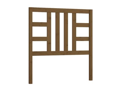 Cadre de lit en bois massif, 96 x 4 x 100 cm, marron