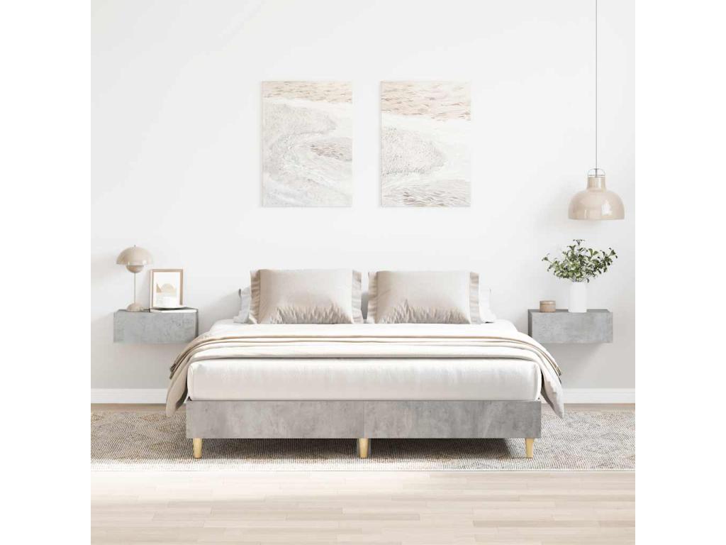 Matelas, 140 x 200 cm, gris