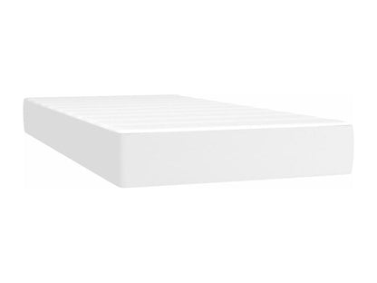 Matelas en similicuir, 120 x 190 cm, blanc