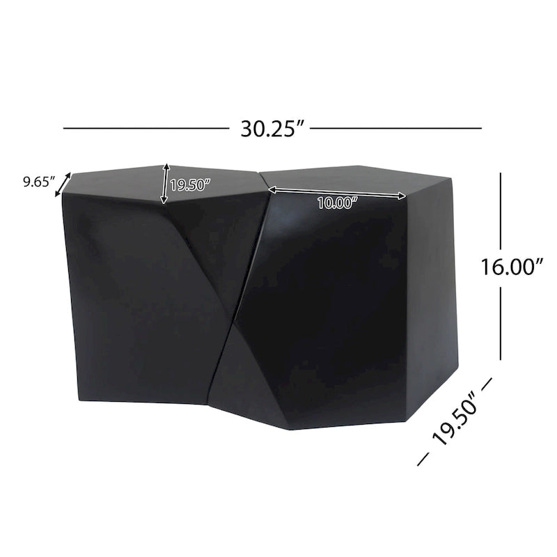 Christopher Knight Home - Ensemble de table basse moderne CloudHouse MGO au design géométrique