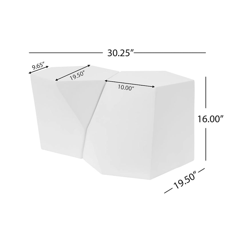 Christopher Knight Home - Ensemble de table basse moderne CloudHouse MGO au design géométrique