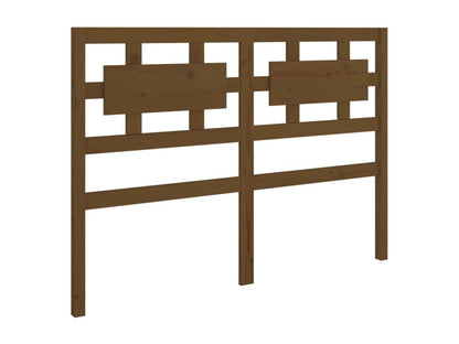 Cadre de lit en bois massif, 145,5 x 4 x 100 cm, marron