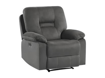 Fauteuil d'appoint en velours gris