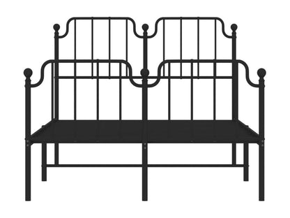 Matelas en métal, 120 x 200 cm, noir