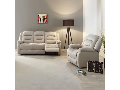 Fauteuil d'appoint en tissu beige