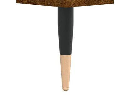 Ensemble de 2 panneaux en bois d'ingénierie, 40 x 30 x 50 cm, marron