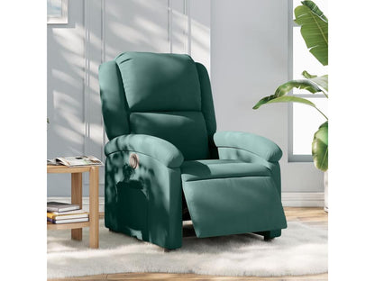 Fauteuil d'appoint en velours vert
