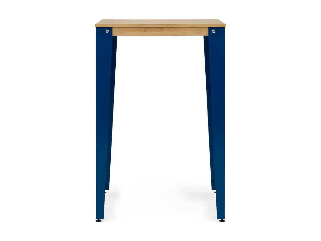 Table, 80 x 80 x 110 cm, bleue