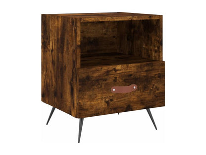 Table en bois composite, 40 x 35 x 47,5 cm, marron