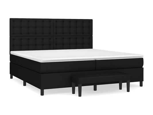 Matelas en tissu, 200 x 200 cm, noir