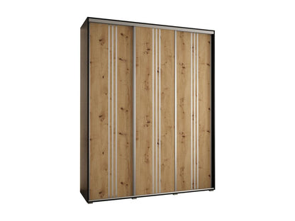 Armoire 3 portes, noire