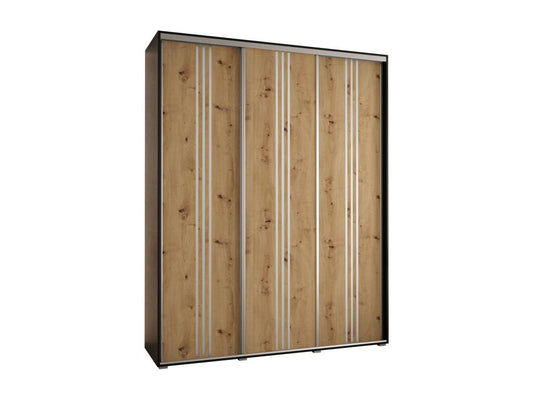 Armoire 3 portes, noire