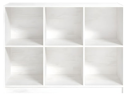 Bibliothèque en pin, 104 x 33 x 76 cm, blanche