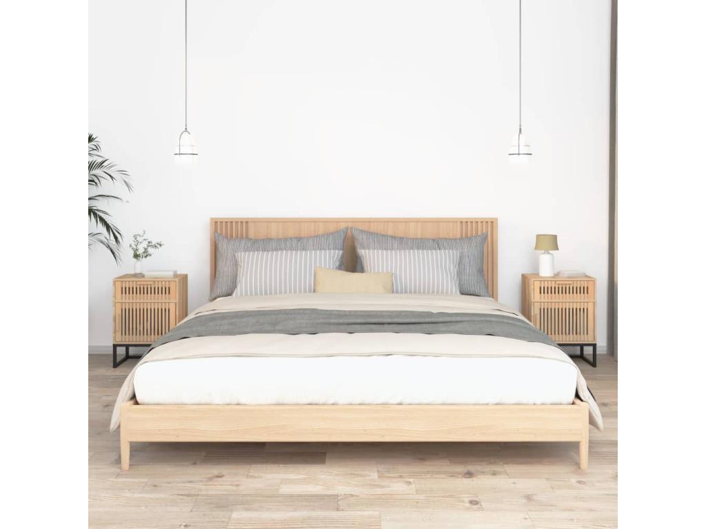 Ensemble de 2 pièces, 40 x 30 x 55,5 cm, marron