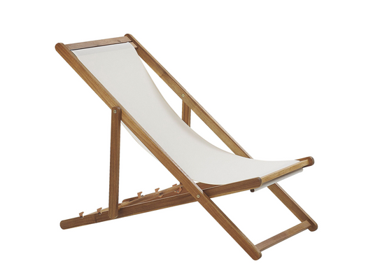 Chaise longue, couleur naturelle claire
