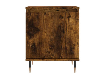 Ensemble de 2 panneaux en bois d'ingénierie, 40 x 30 x 50 cm, marron