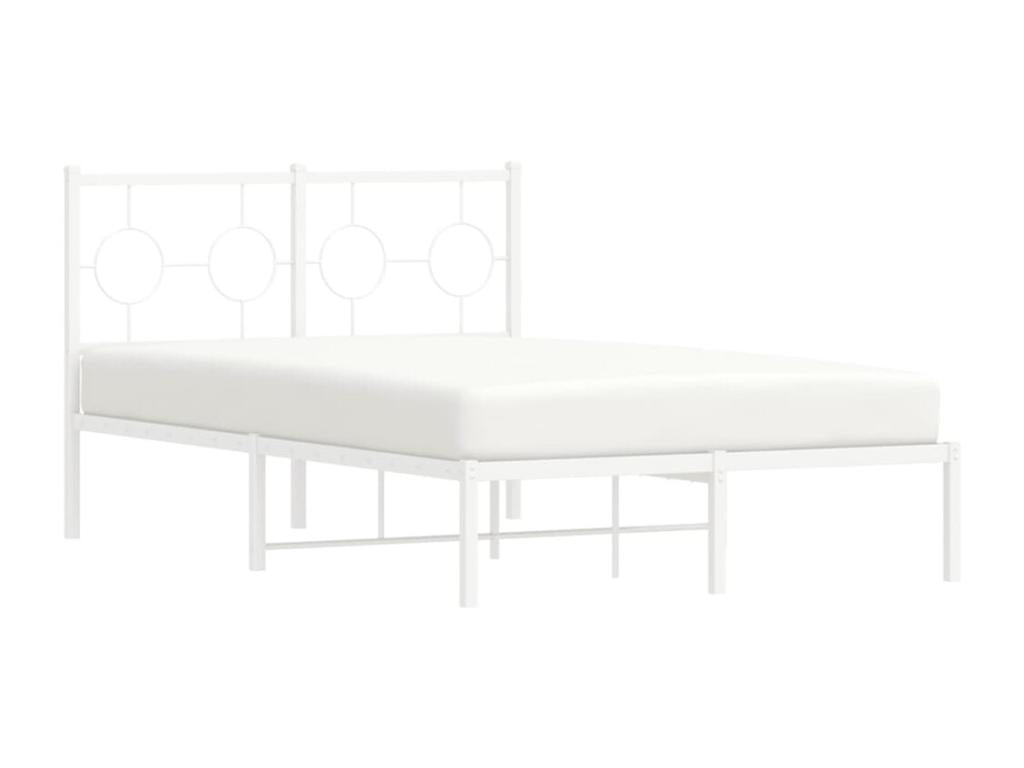 Matelas en métal, 120 x 200 cm, blanc