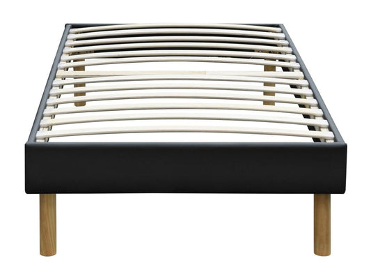 Matelas à mémoire de forme et ressorts, épaisseur 25,5 cm, dimensions 120 x 200 cm, noir