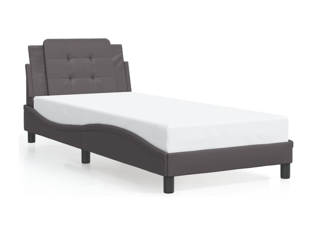 Matelas, 100 x 200 cm, gris