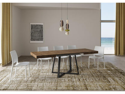 Table, 90 x 130 cm, marron