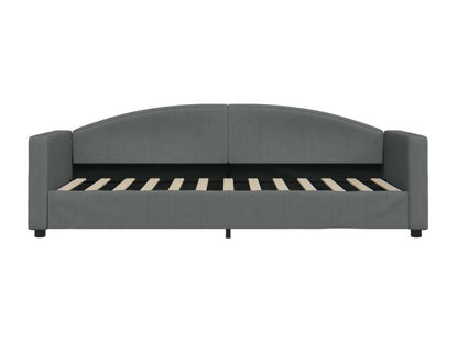 Cadre de lit en tissu, 80 x 200 cm, gris