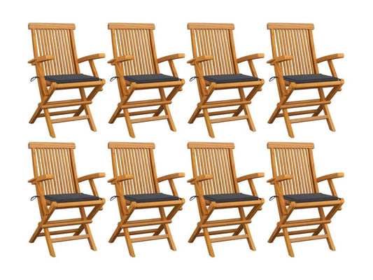 Ensemble de 8 pièces, gris