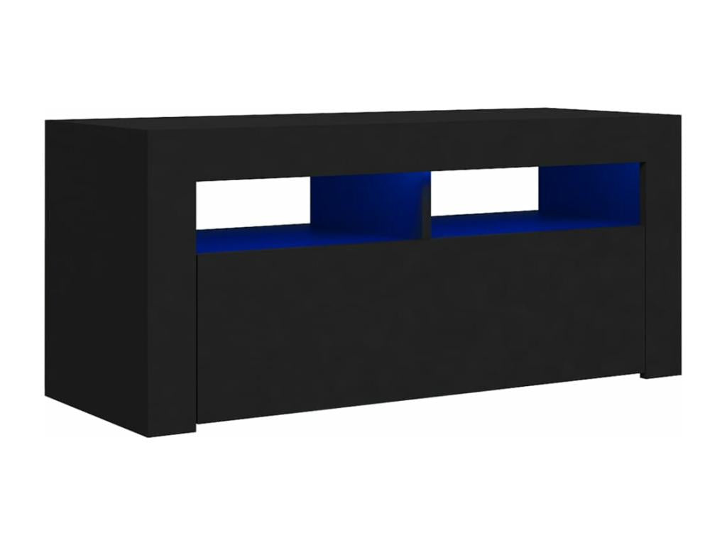 Meuble TV, 90 x 35 x 40 cm, noir