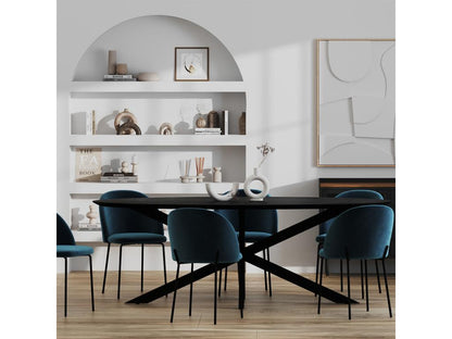 Produit en velours, bleu