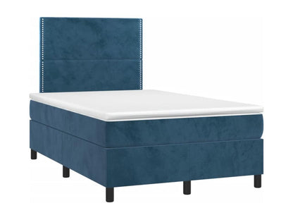 Matelas en velours, 120 x 200 cm, bleu