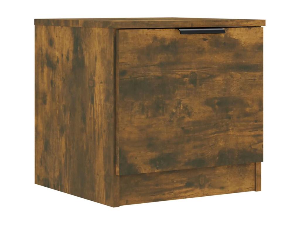 Ensemble de 2 pièces en chêne massif, 40 x 39 x 40 cm, marron