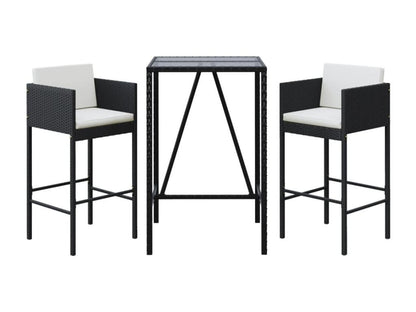 Ensemble de 3 pièces, noir