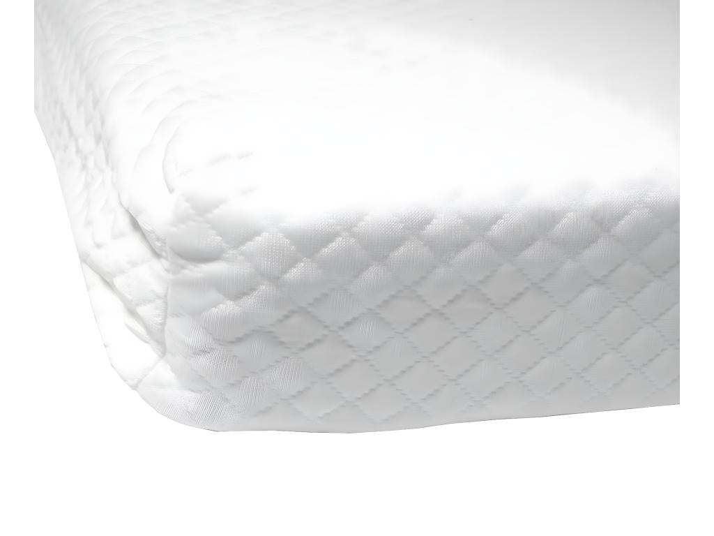 Matelas 6 cm d'épaisseur, 63 x 140 cm, blanc