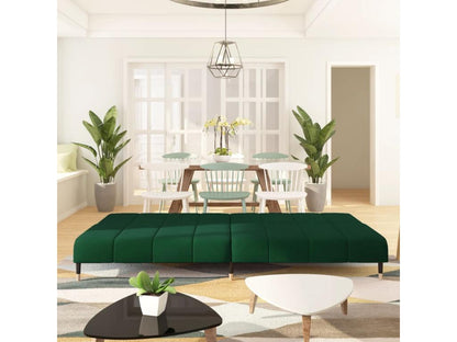 Canapé en velours vert