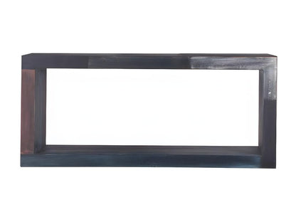 Bibliothèque en bois de manguier, couleur naturelle foncée