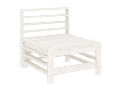 Ensemble de mobilier de jardin 8 pièces en pin blanc
